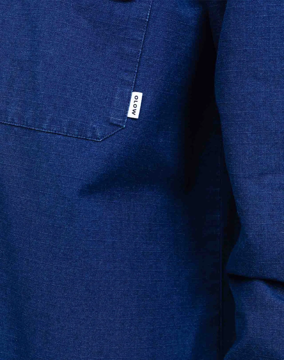 OLOW Decré chemise denim bleu ripstop