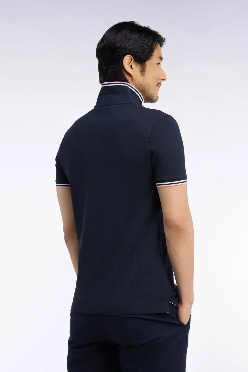 Eden Park Legend Rugby polo marine coupe droite