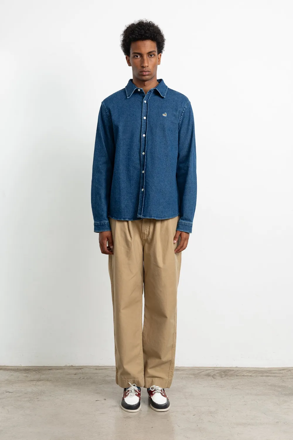 Edmmond Studios Marvin Pant pantalon beige coton