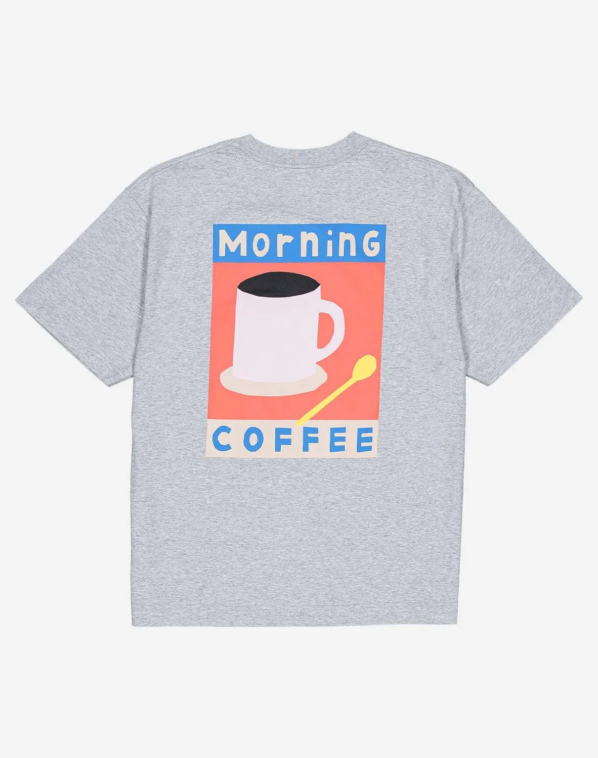 OLOW Morning Coffee t-shirt ample gris chiné