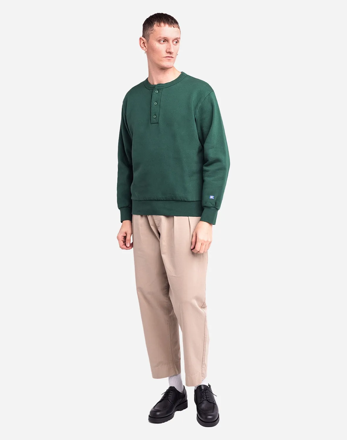 Olow Bally sweat homme vert forêt coton bio