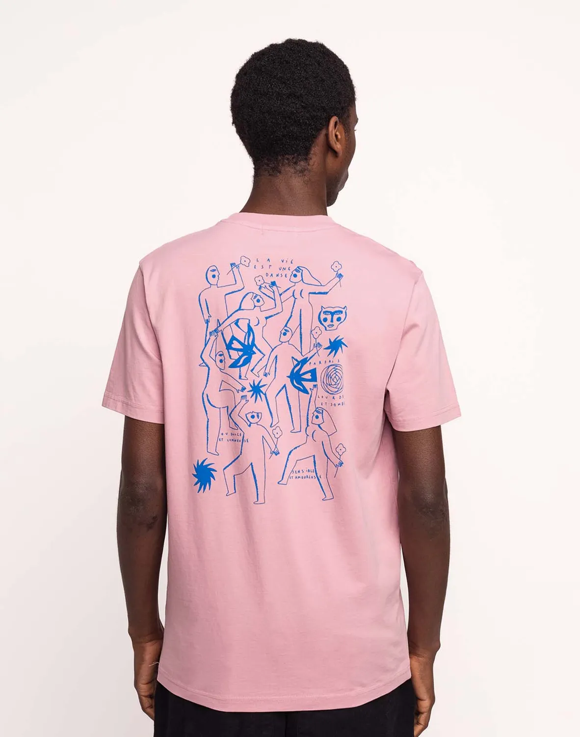 Olow Life Dance t-shirt rose lila coton bio