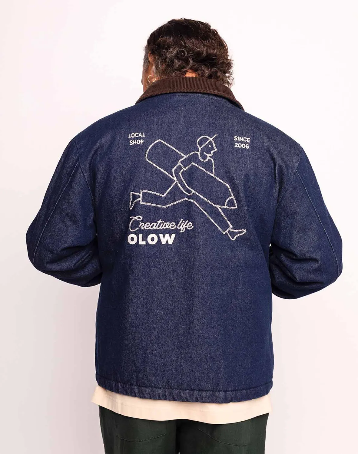 OLOW Yarm blouson homme denim bleu workwear