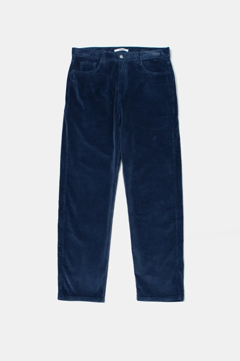 Edmmond Studios John pantalon velours bleu foncé 5 poches