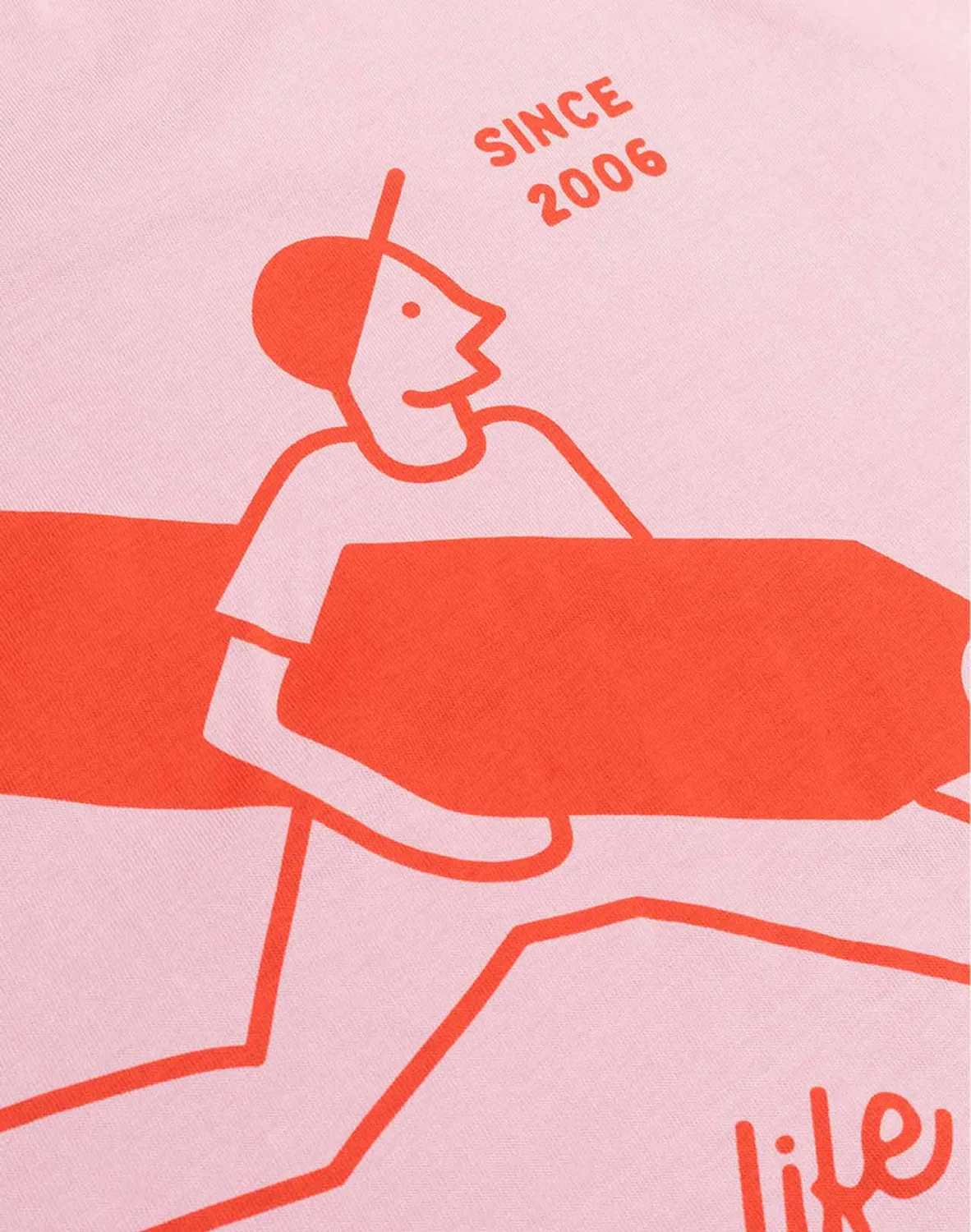 Olow Creative Studio t-shirt rose lila coton bio