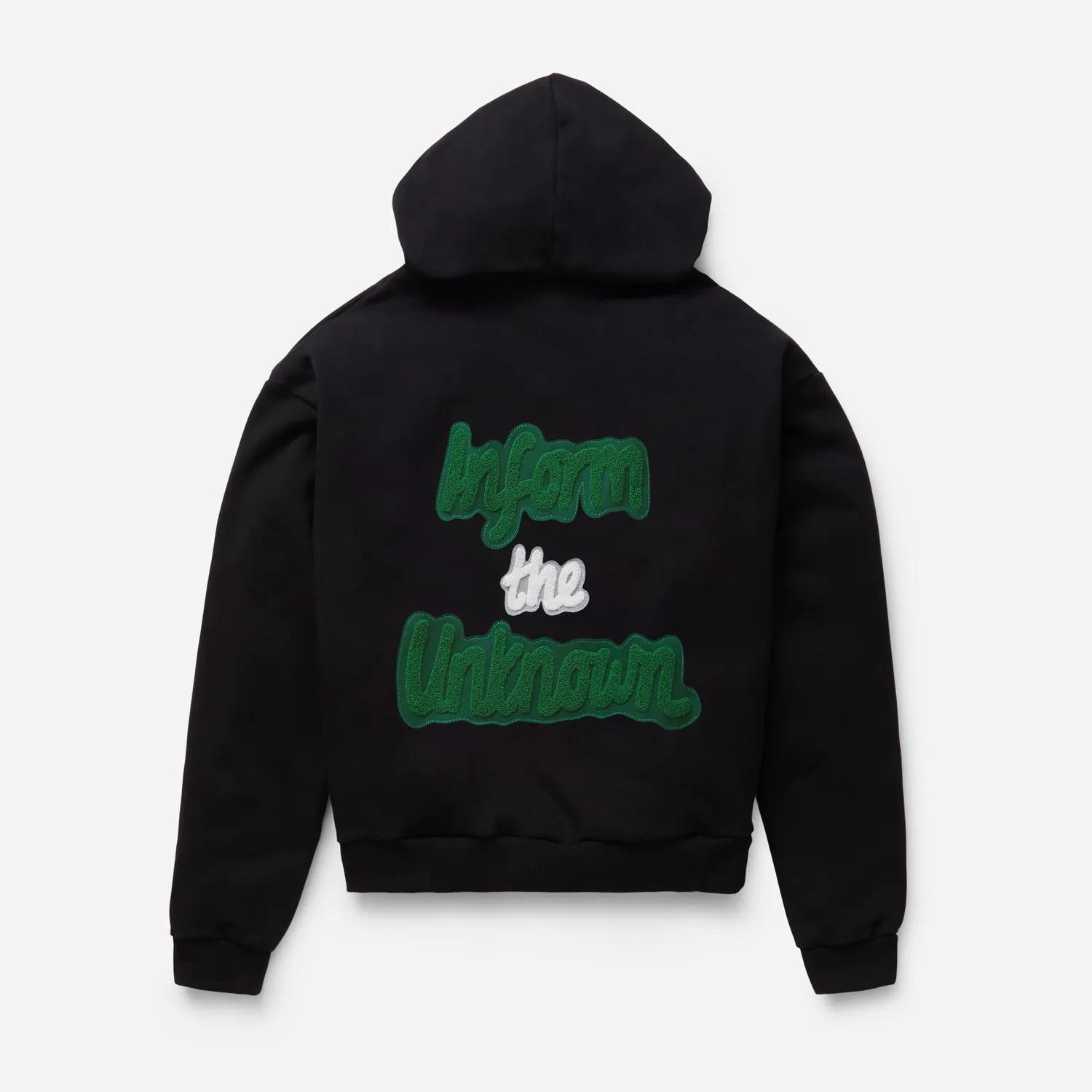Labrum Nigeria Hoodie sweat homme noir coton zip