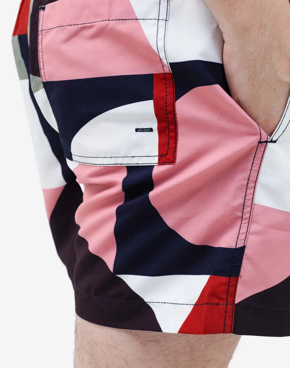 OLOW Cubism short de bain multicolore recyclé