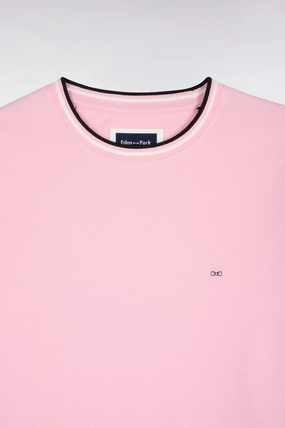 Eden Park H26MAITC0013/ROC16 t-shirt rose coton droit