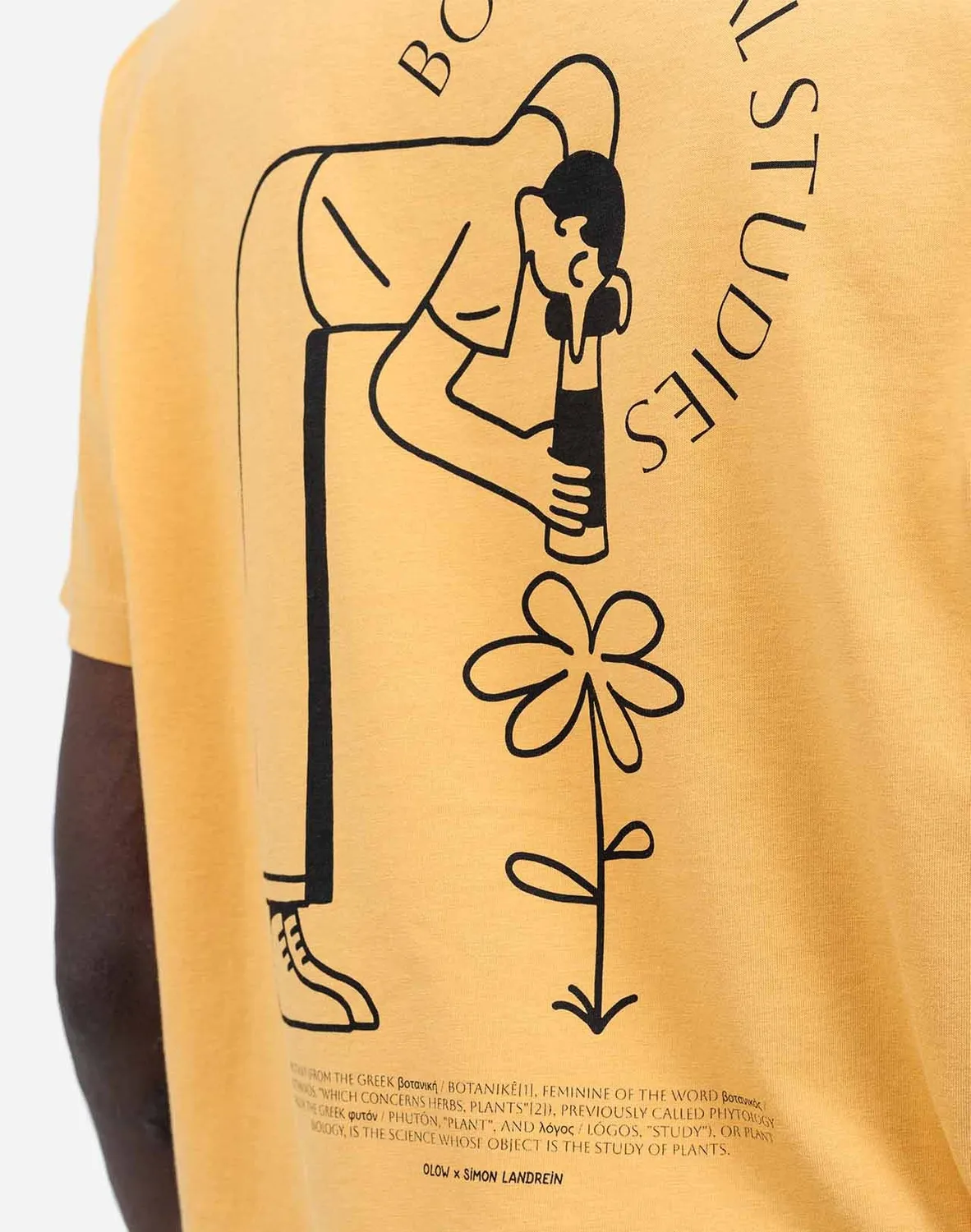 OLOW Botanical t-shirt ocre coton bio