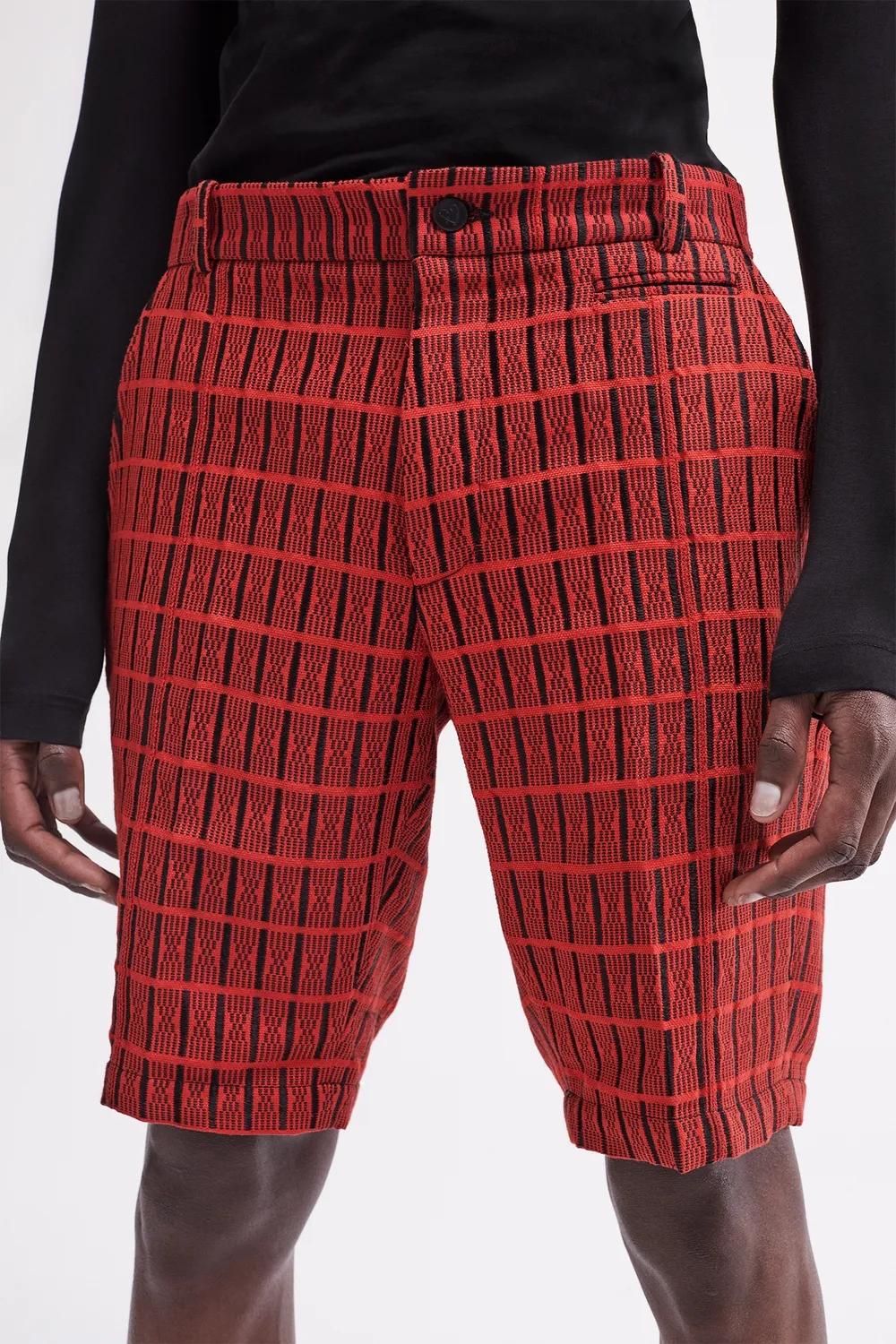 French Deal Sakassou Short short pagne Baoulé coton