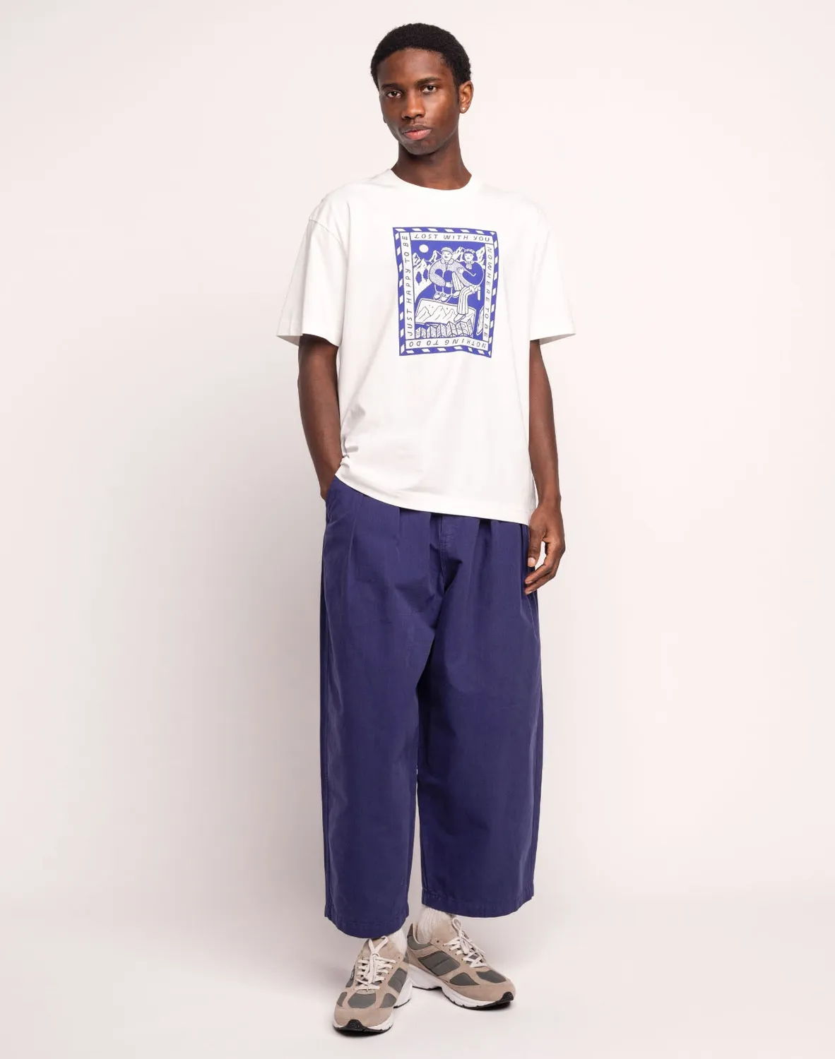 OLOW Lost With You t-shirt homme écru coton bio