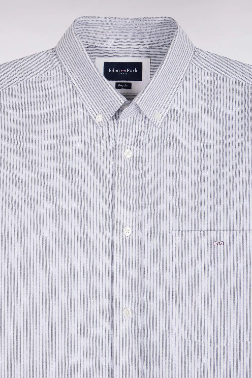 Eden Park Tradi Preppy chemise homme rayures marine droite