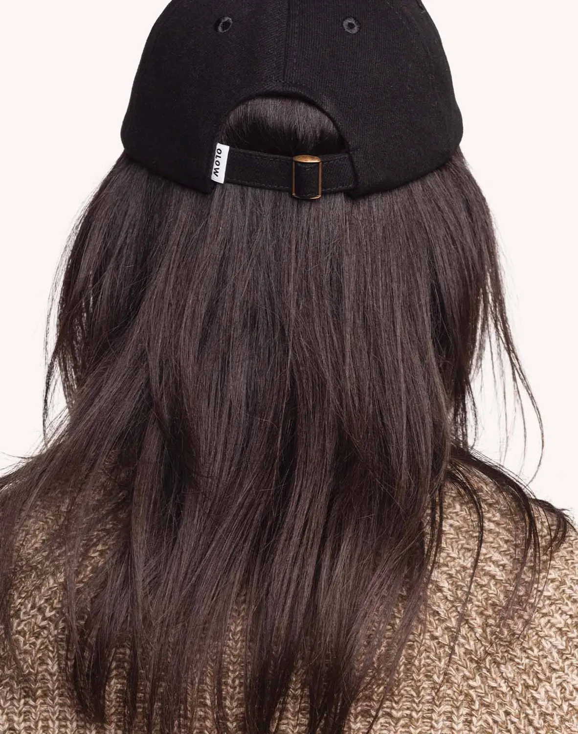 OLOW Six Panel Creative Studio casquette denim noir coton bio