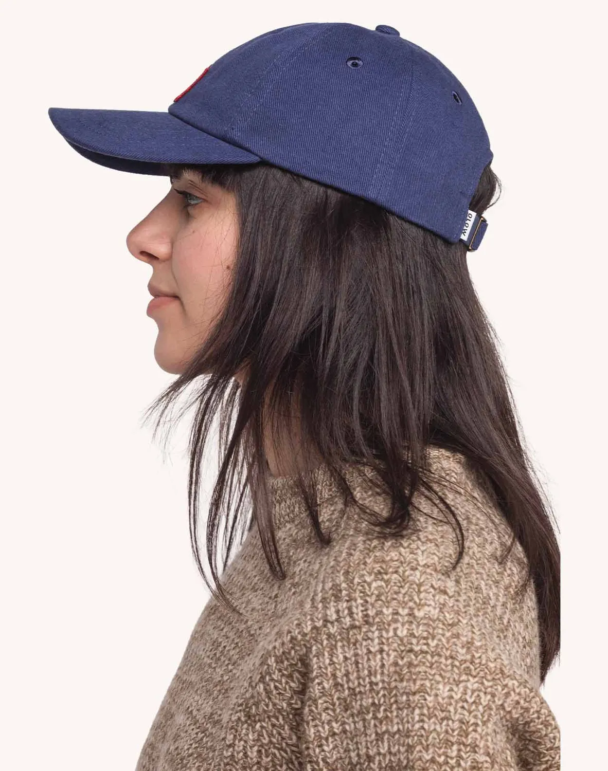 OLOW Six Panel casquette bleu outremer coton bio