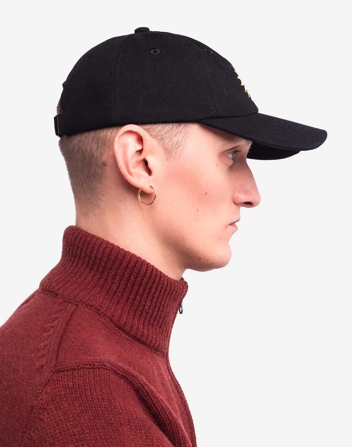 Olow Weather casquette six panels denim noir