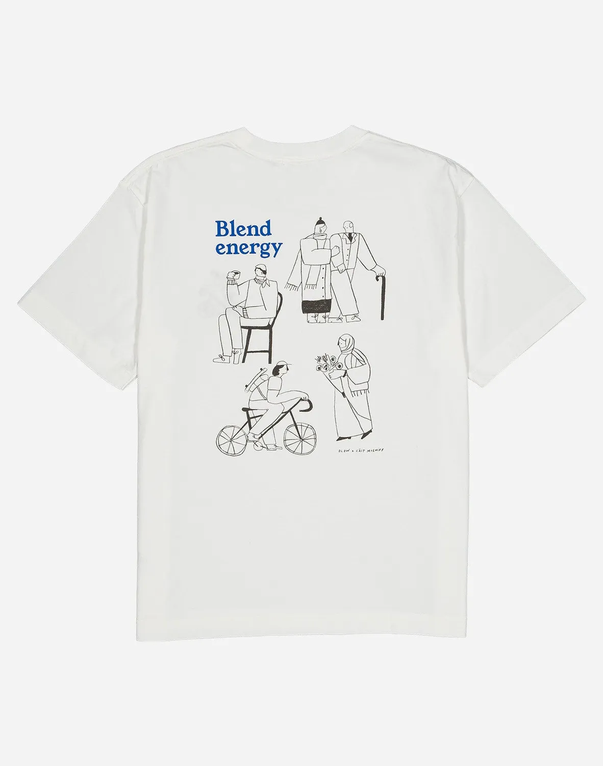 OLOW Citizen t-shirt écru coton bio ample