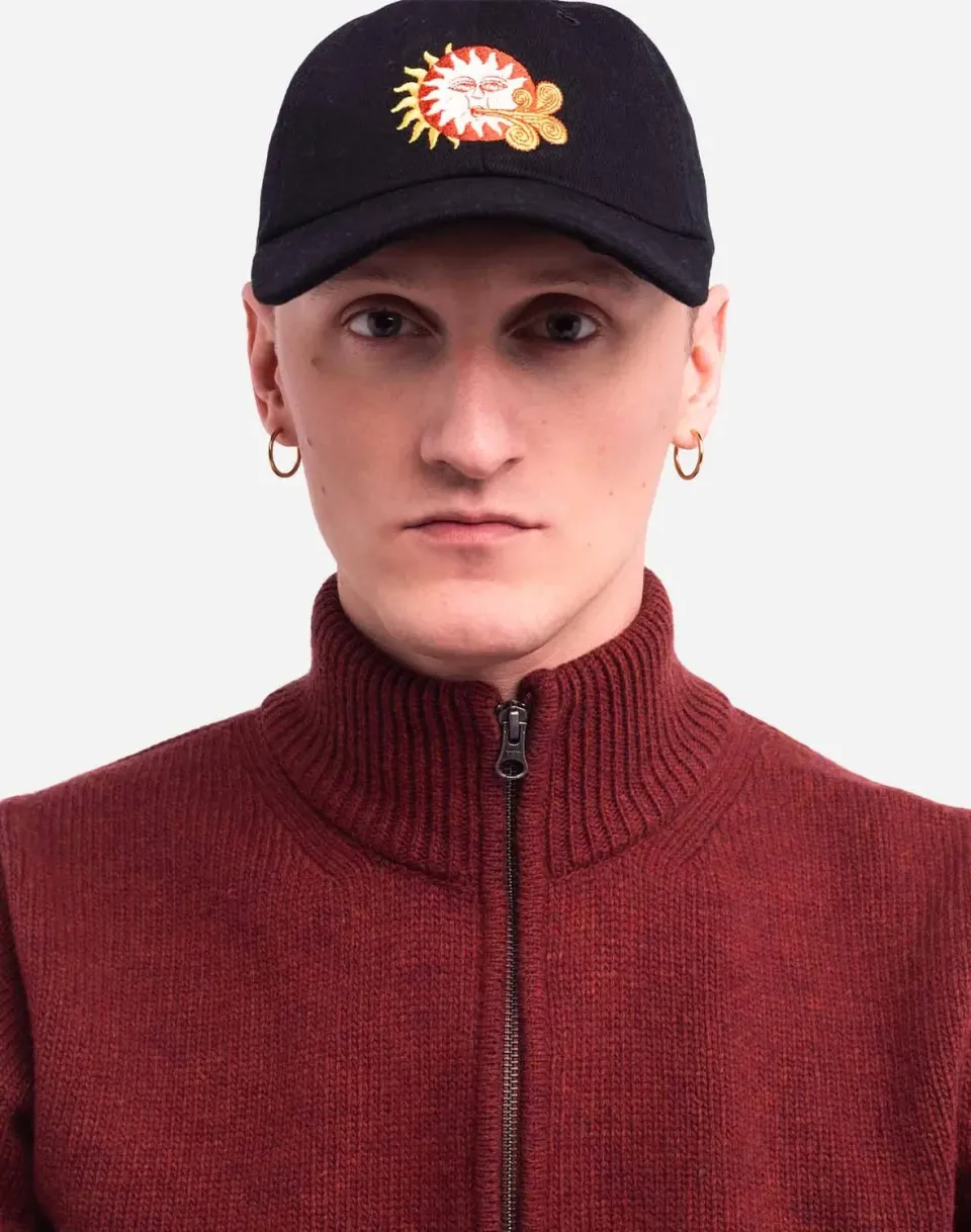 Olow Weather casquette six panels denim noir