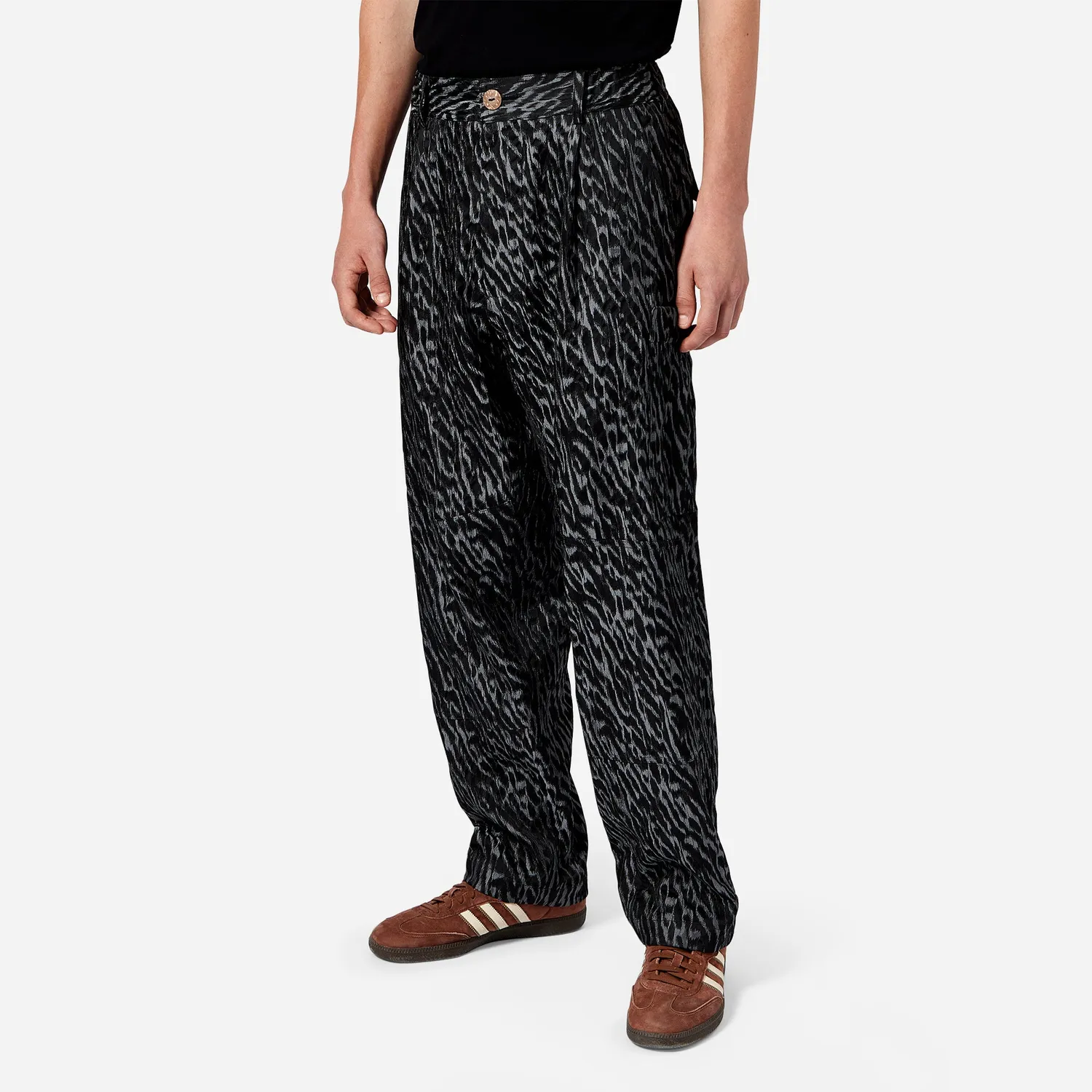 Labrum Black Label Black Silver Cargo pantalon cargo noir
