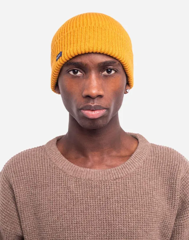 OLOW Odyssée bonnet ocre 100% laine