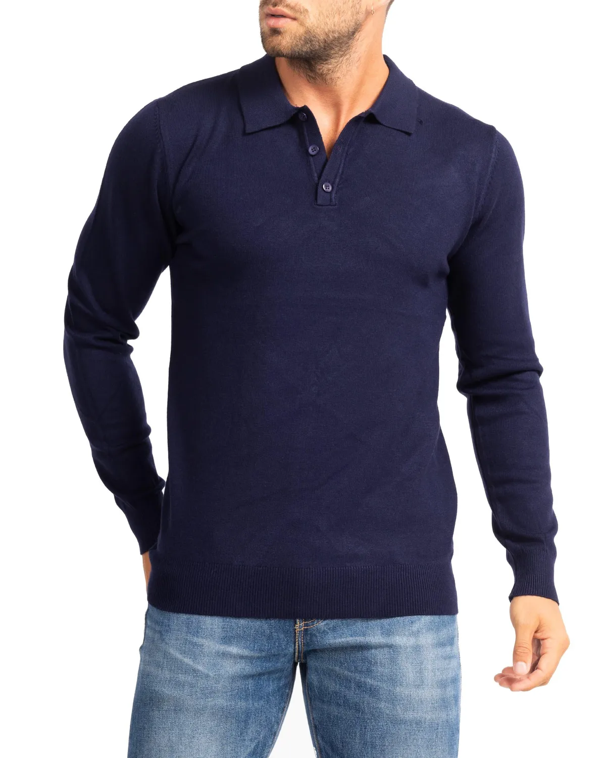 Subliminal Mode BX69052 pull col polo taille L