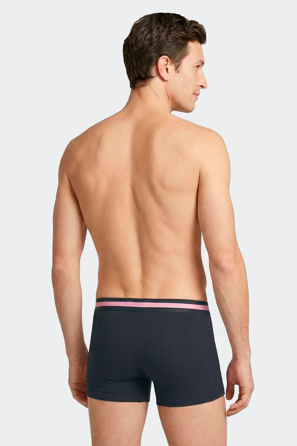 Eden Park lot 2 boxers coton stretch marine rose
