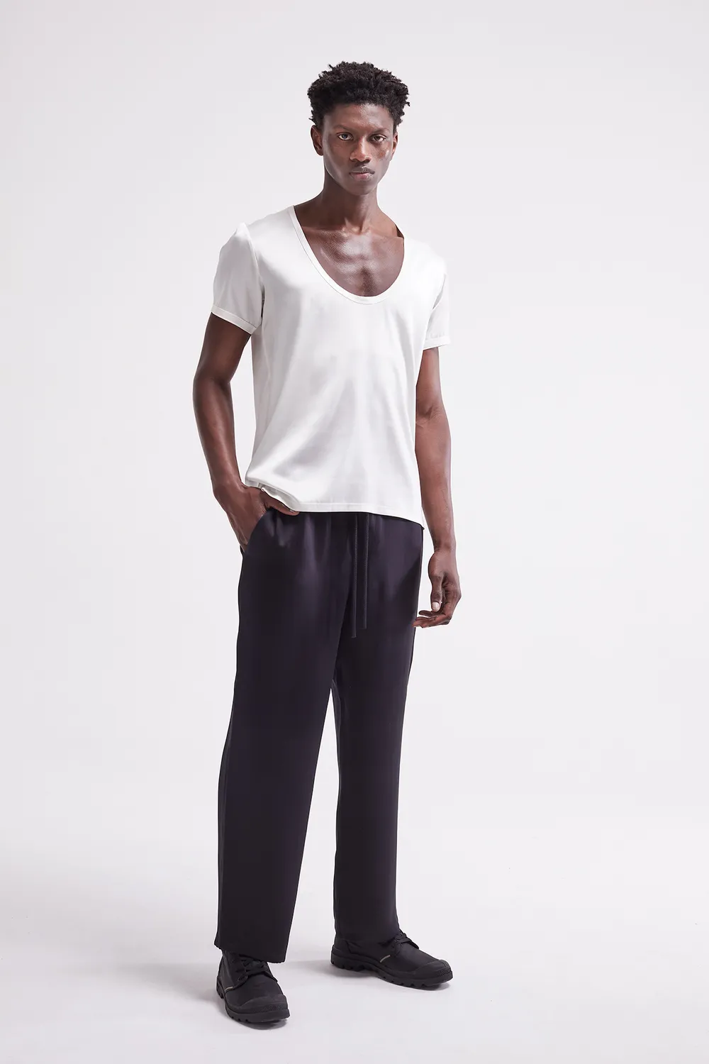 French Deal Tee-Move t-shirt satin de soie