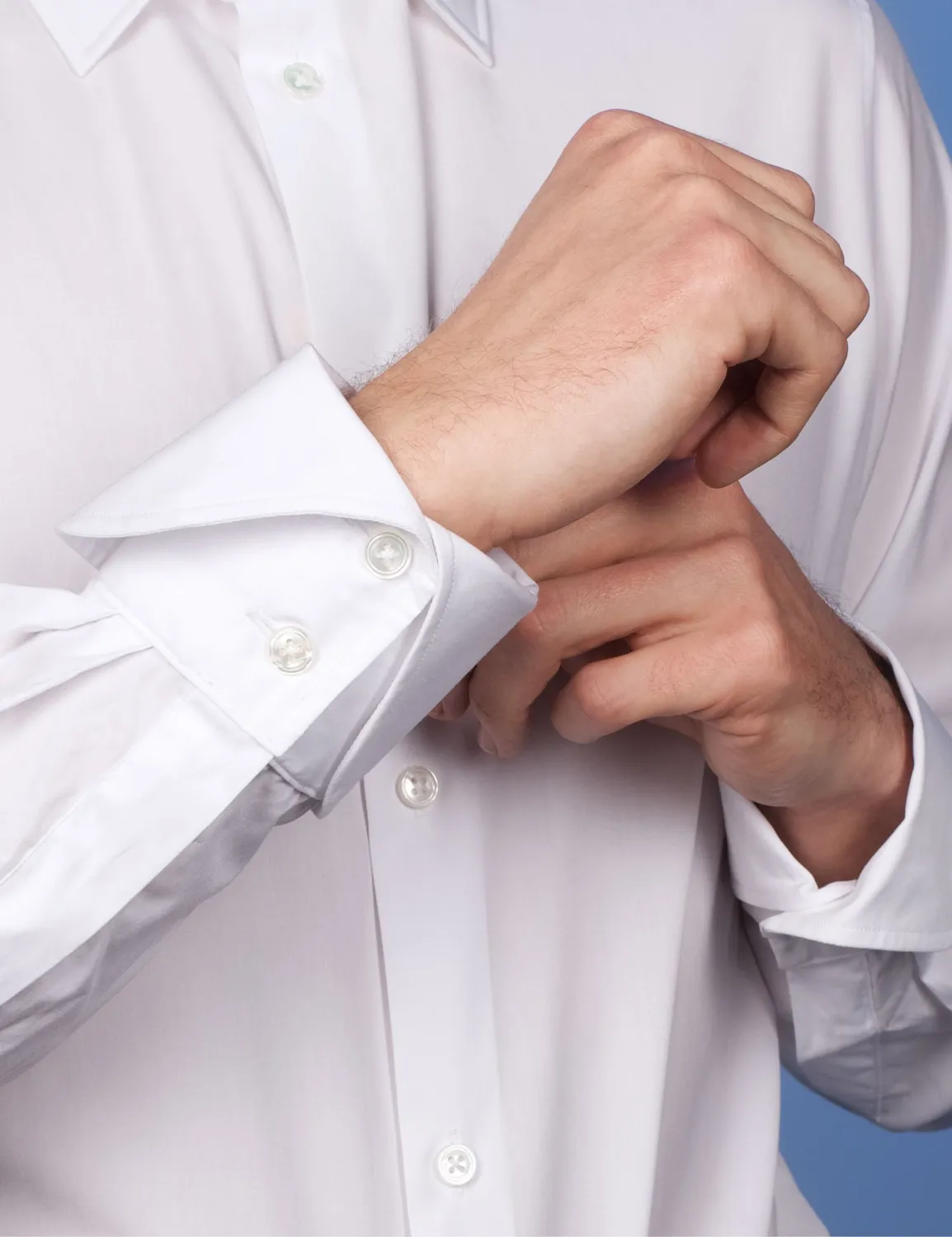 La Chemise Française Virtuose chemise homme bleu ciel popeline