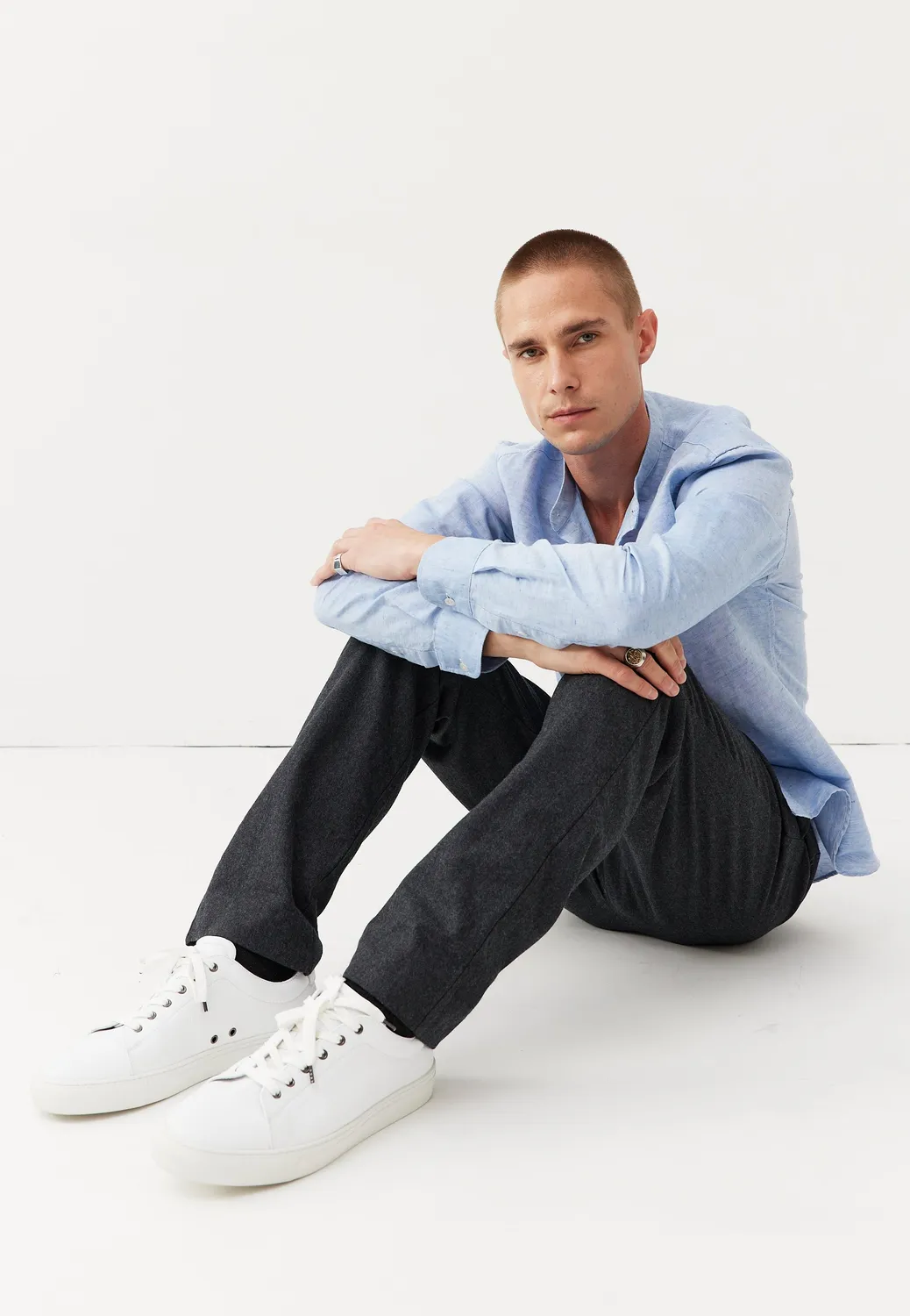 Loom Le pantalon en flanelle homme laine