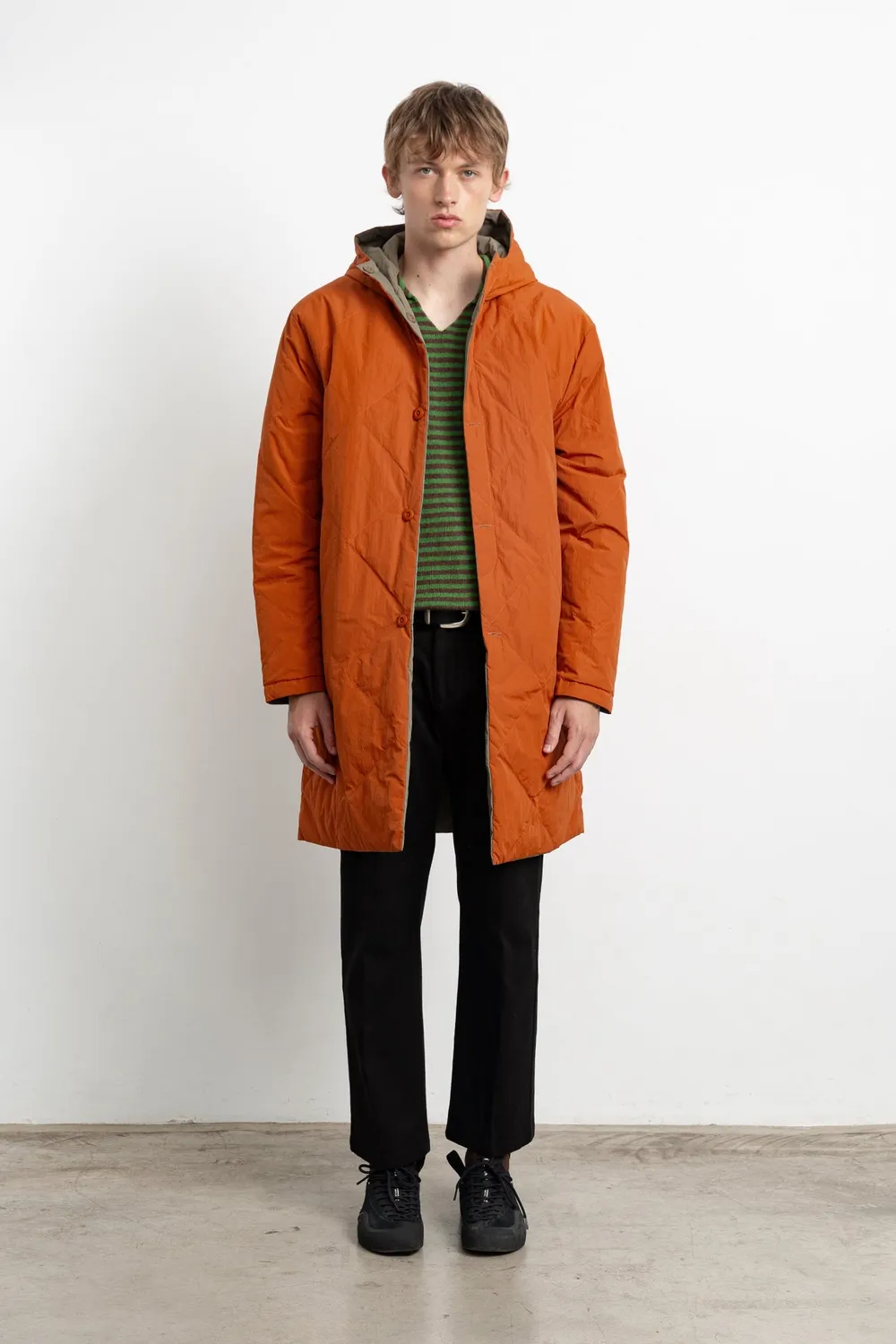 Edmmond Studios Slumback parka orange duvet réversible