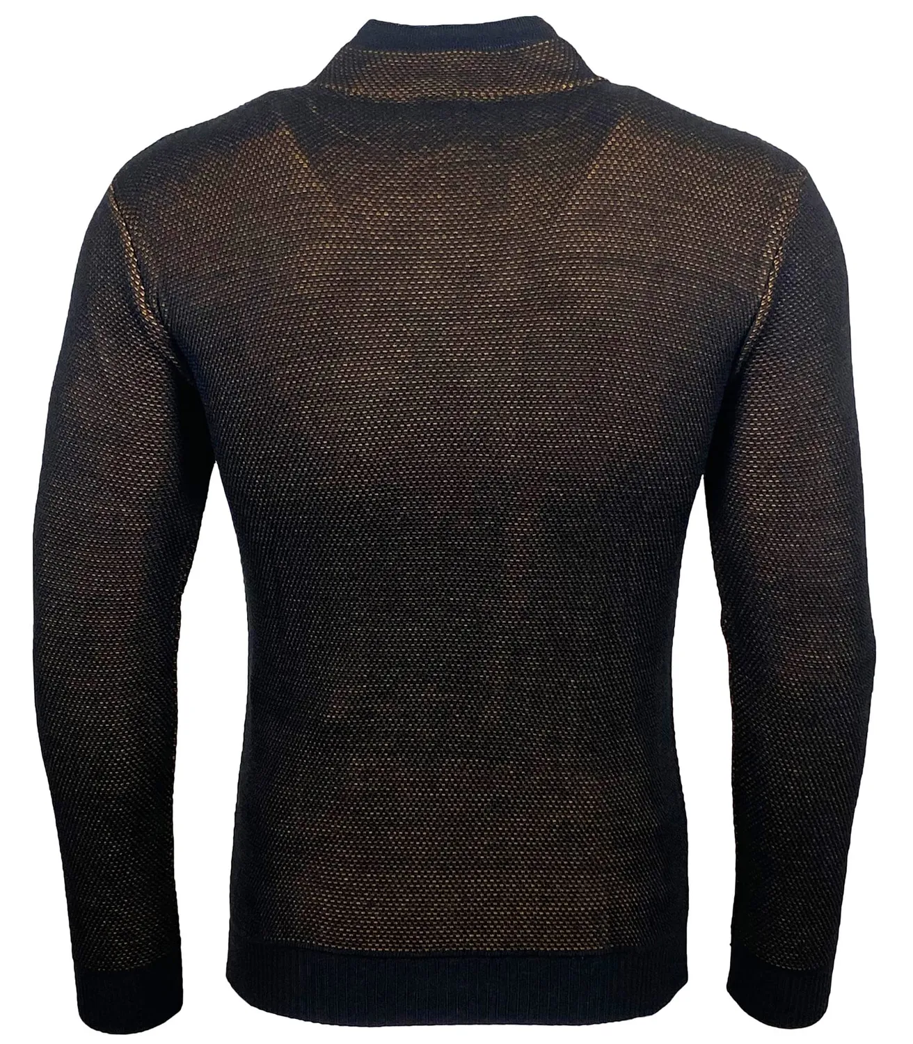 Subliminal Mode BX52276 pull homme col châle maille hiver