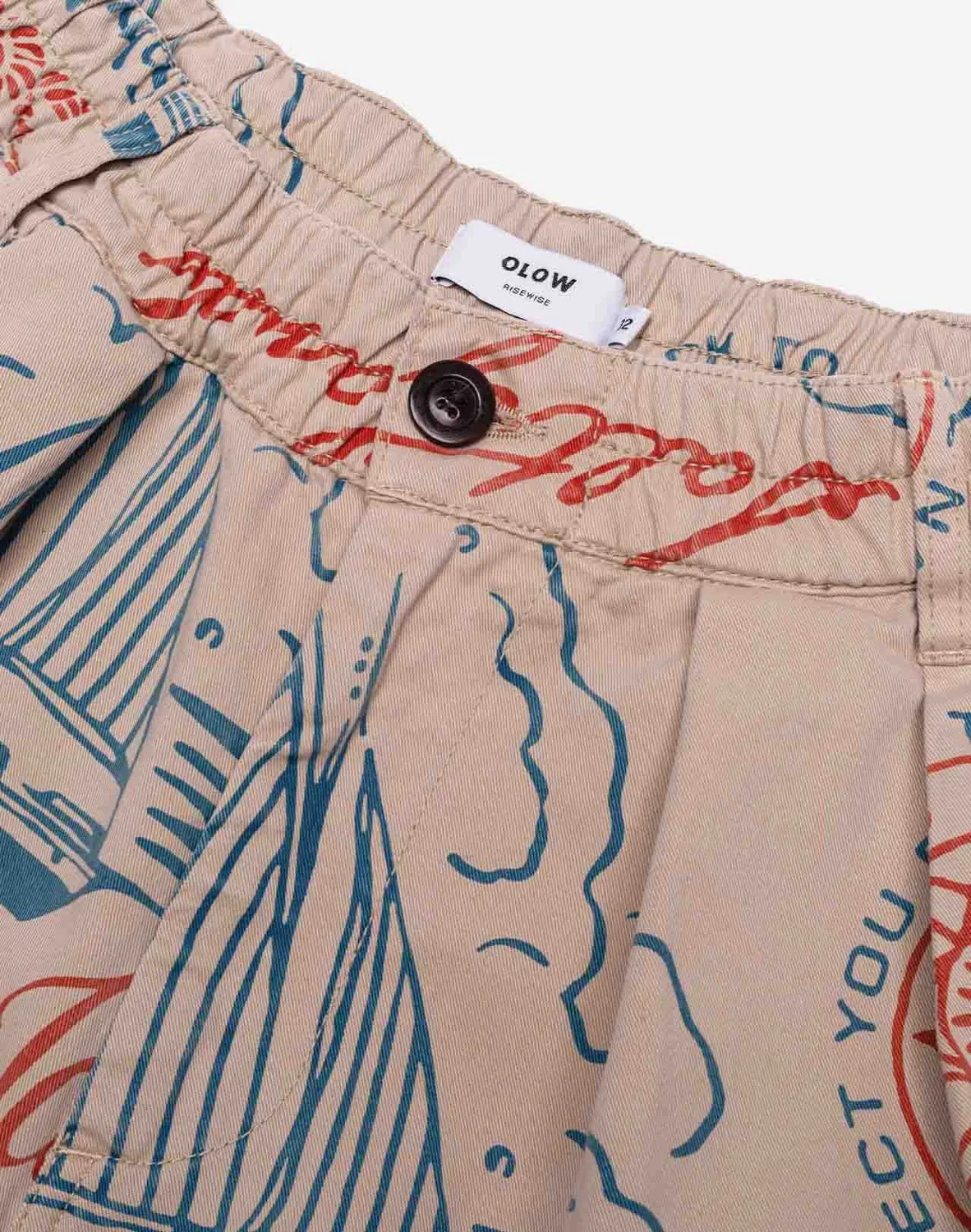 Olow Cargeot Urville pantalon beige serge coton