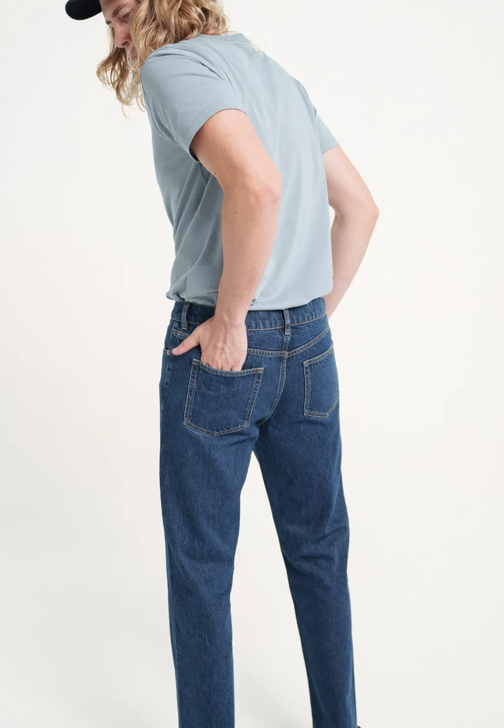 Loom Le jean droit pantalon denim brut 100% coton