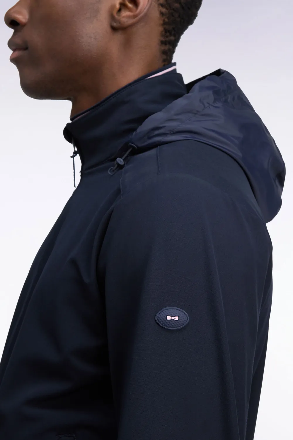 Eden Park Golf coupe-vent nylon marine homme