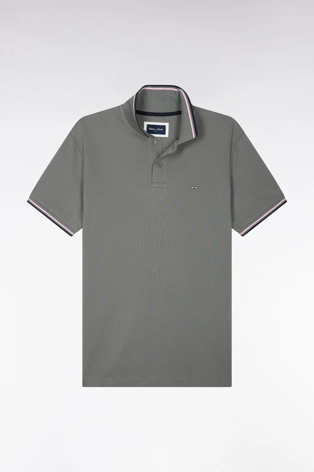 Eden Park Legend Rugby H26MAIPC0006 polo kaki piqué