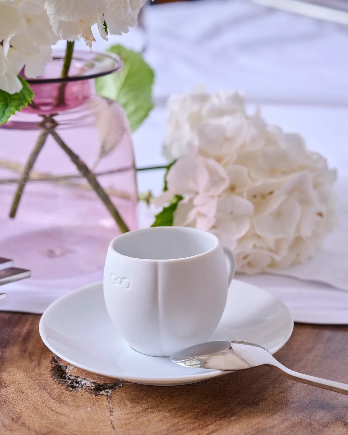 Eden Park lot 2 tasses blanches porcelaine Limoges