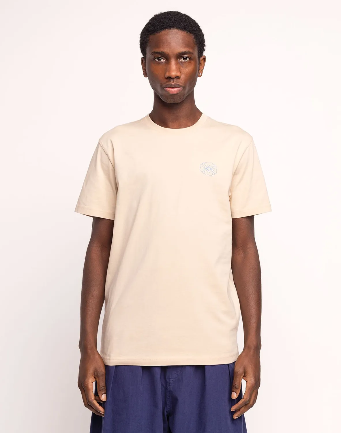 OLOW Awake t-shirt crème coton bio