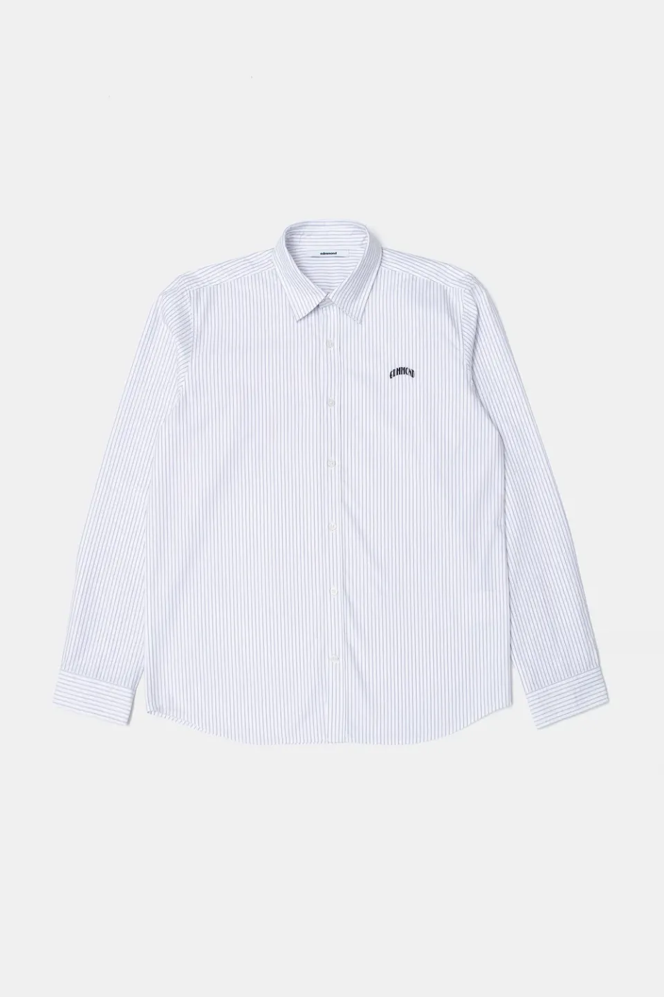 Edmmond Studios Mini Core chemise homme blanche rayures oxford