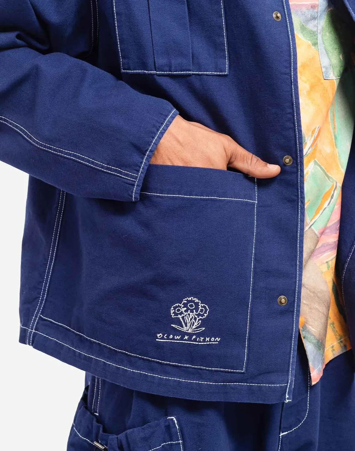 OLOW Hiro Paint veste bleu outremer workwear