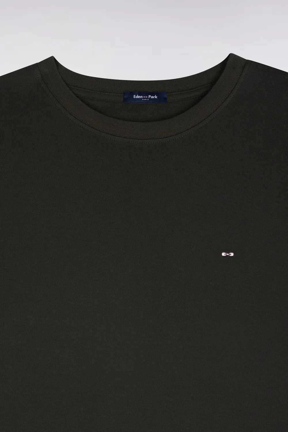 Eden Park t-shirt kaki coton coupe droite homme