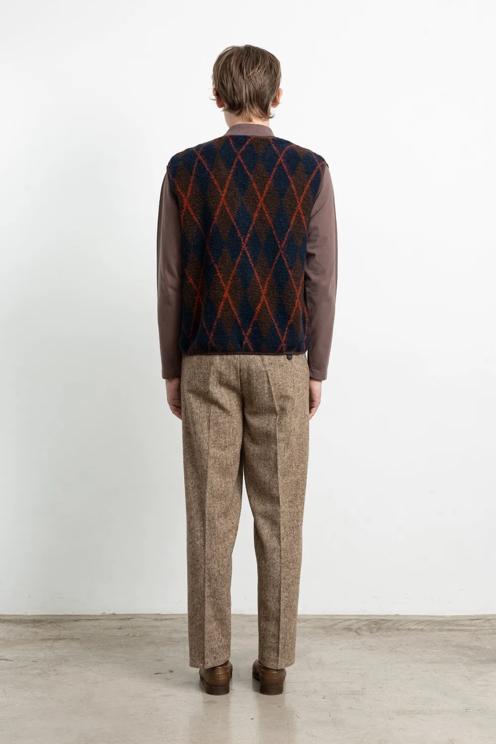 Edmmond Studios Atelier Vest gilet marron polaire