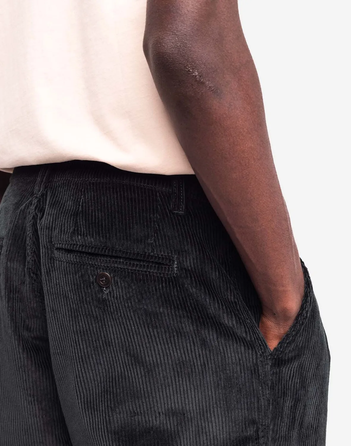 OLOW Sembo pantalon velours vert foncé