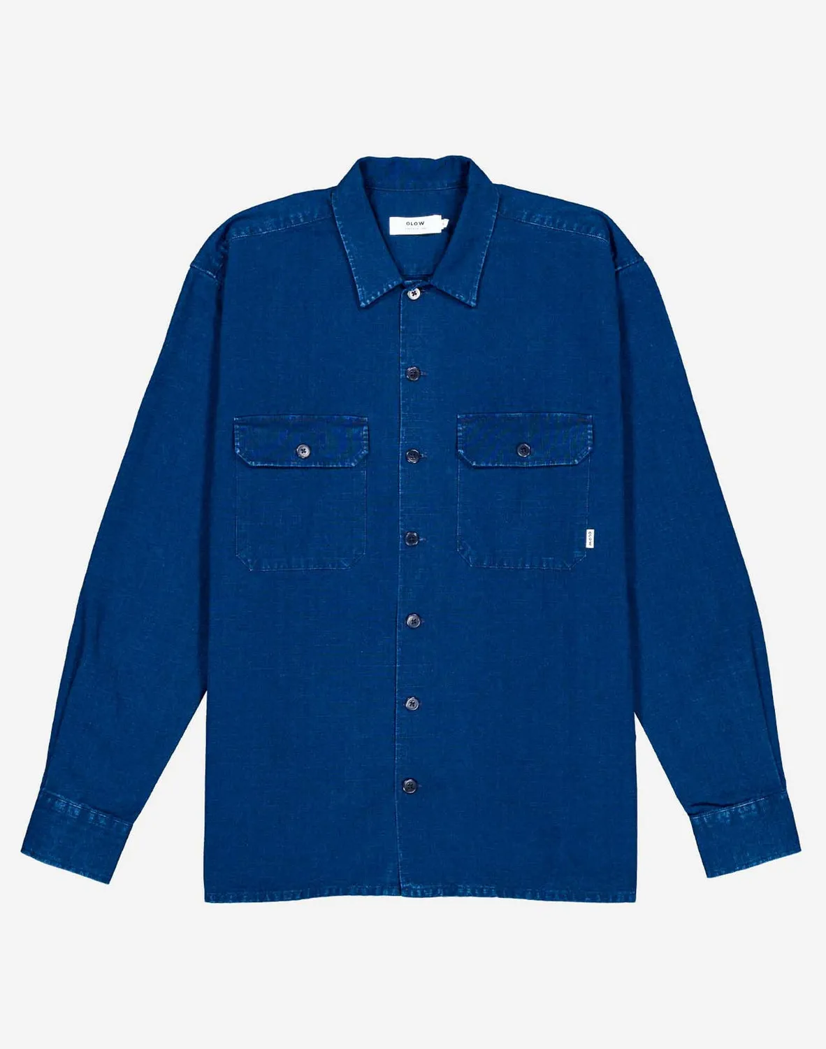 OLOW Decré chemise denim bleu ripstop