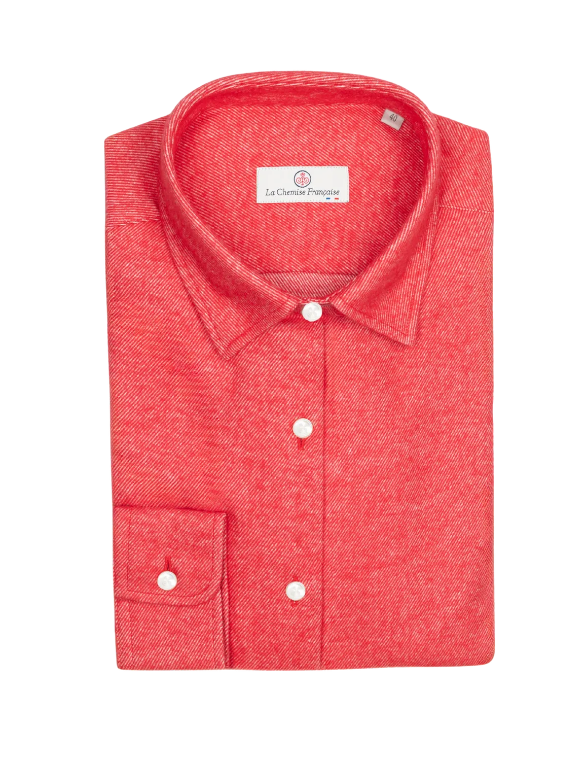 La Chemise Française Flanelle Rouge chemisier femme chaude