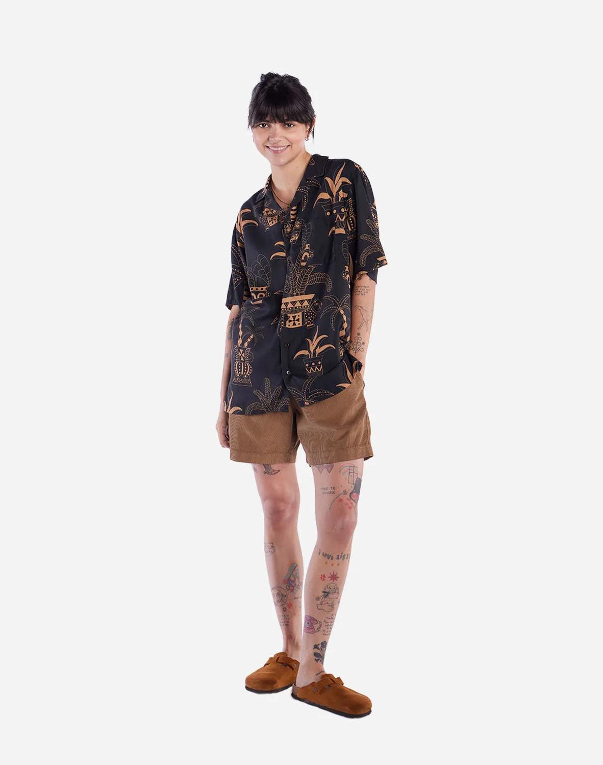 OLOW Aloha Ceramic Pots chemise bicolore en tencel