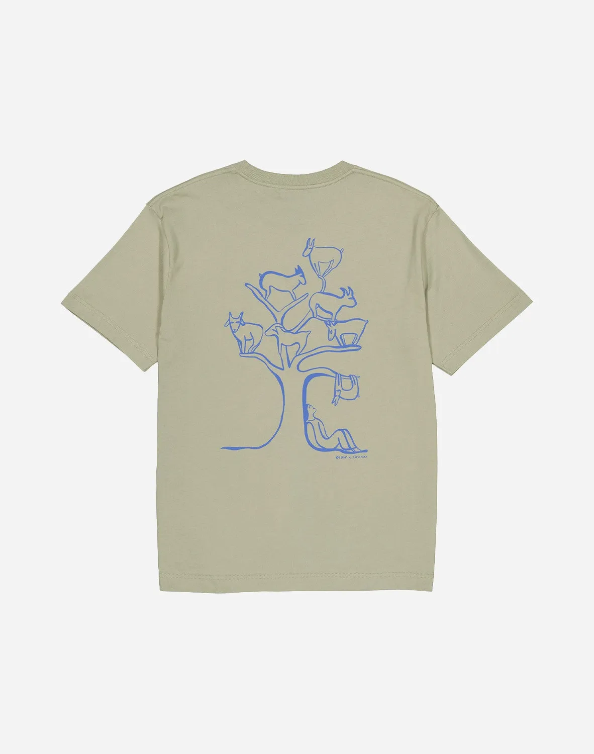 OLOW Capra t-shirt ample argile coton bio