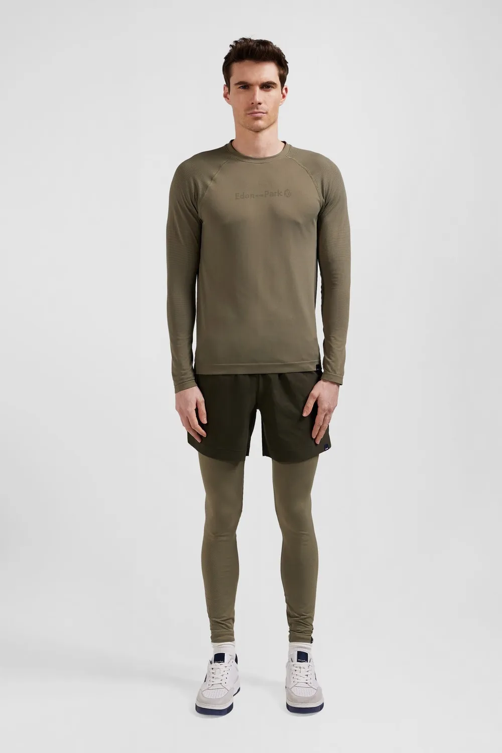 Eden Park capsule short kaki polyamide regular