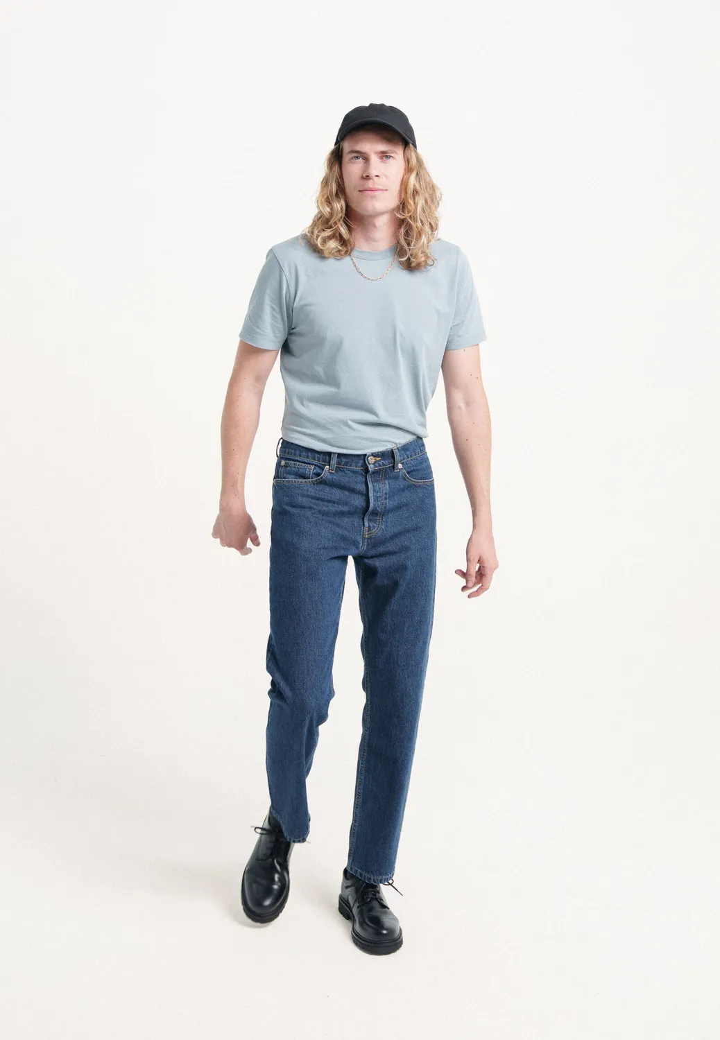 Loom Le jean droit pantalon denim brut 100% coton