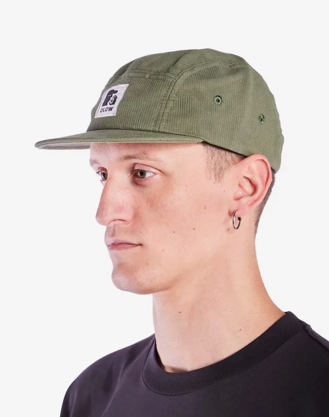 OLOW Rocklin casquette vert olive coton tisse
