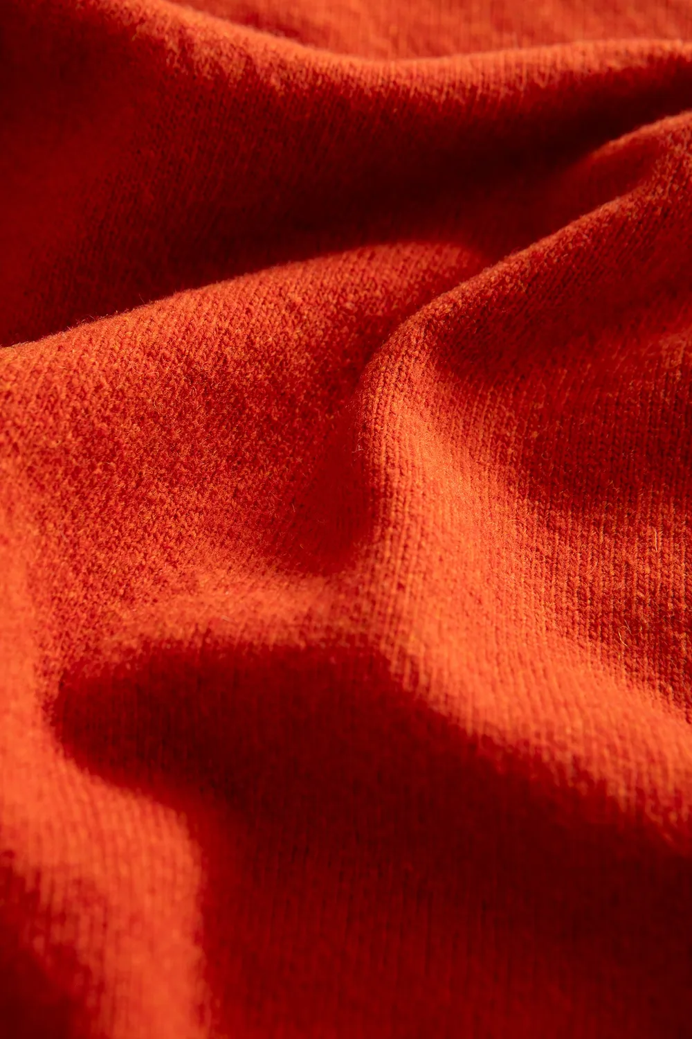 Edmmond Studios Wool Polo Plain Orange polo orange en laine