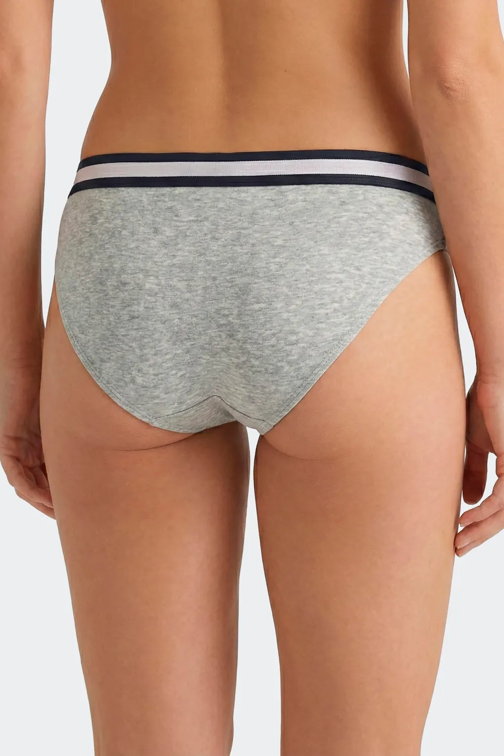 Eden Park culotte coton stretch gris femme
